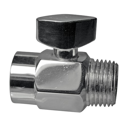 Westbrass Shower Arm Mounted Volume Control in Polished Chrome D309-26